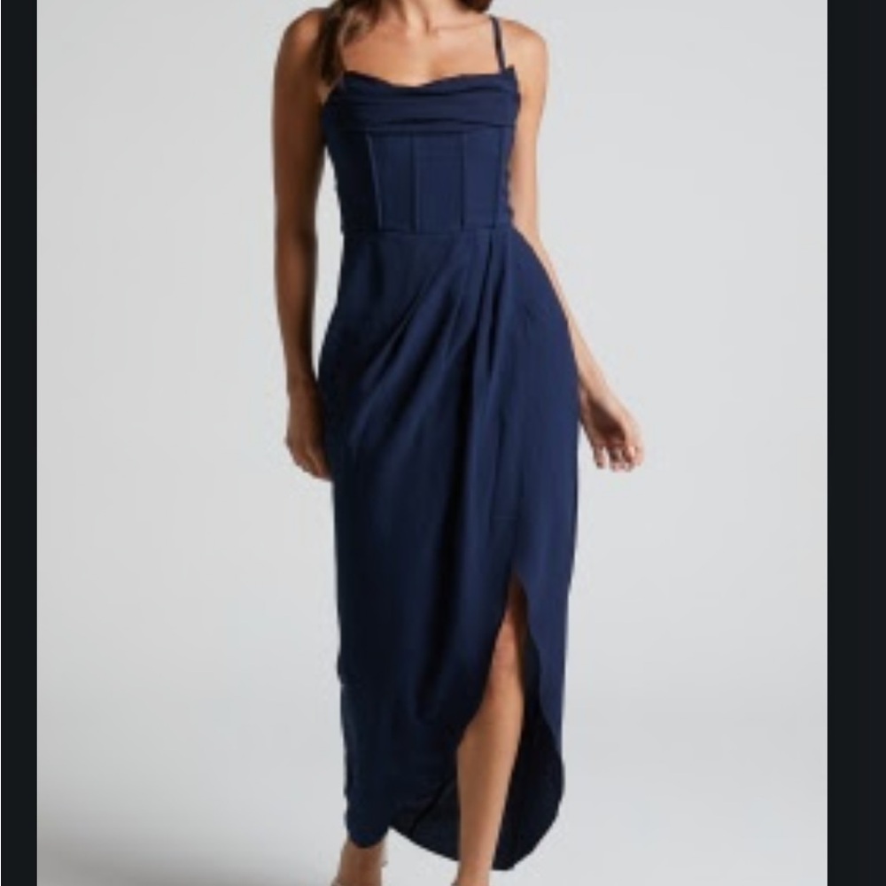 Corset too beautiful navy dress